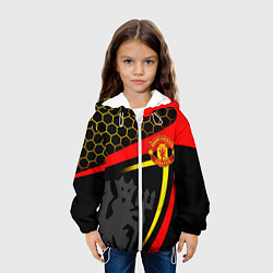 Куртка с капюшоном детская МАНЧЕСТЕР MANCHESTER SPORT, цвет: 3D-белый — фото 2