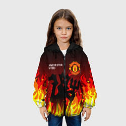 Куртка с капюшоном детская MANCHESTER UNITED ДЬЯВОЛ, цвет: 3D-черный — фото 2