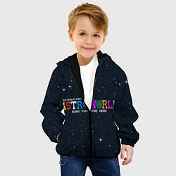 Куртка с капюшоном детская Astroworld, цвет: 3D-черный — фото 2