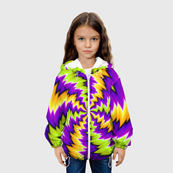Куртка с капюшоном детская ЛЕДЕНЕЦ КОНФЕТА КАРАМЕЛЬ, цвет: 3D-белый — фото 2