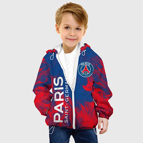 Детская куртка ФК ПСЖ PARIS SAINT GERMAIN / 3D-Белый – фото 4