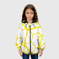 Куртка с капюшоном детская Hexagon, цвет: 3D-черный — фото 2