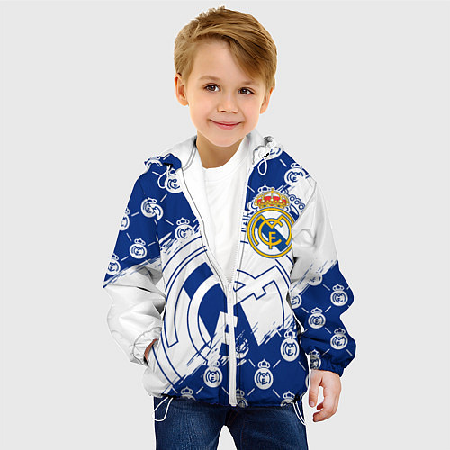 Детская куртка REAL MADRID РЕАЛ МАДРИД / 3D-Белый – фото 4