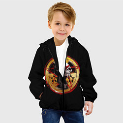 Куртка с капюшоном детская Five Finger Death Punch FFDP, цвет: 3D-черный — фото 2