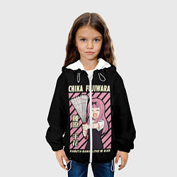 Куртка с капюшоном детская Chika Fujiwara, цвет: 3D-белый — фото 2