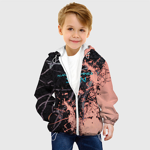 Детская куртка MGR - Nanomachines Son / 3D-Белый – фото 4