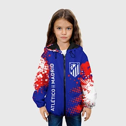 Куртка с капюшоном детская ATLETICO DE MADRID АТЛЕТИКО, цвет: 3D-черный — фото 2