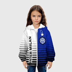 Куртка с капюшоном детская ИНТЕР МИЛАН INTER MILAN, цвет: 3D-белый — фото 2