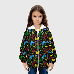 Куртка с капюшоном детская Топ-геймер, цвет: 3D-белый — фото 2