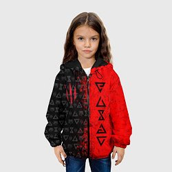 Куртка с капюшоном детская THE WITCHER 9, цвет: 3D-черный — фото 2