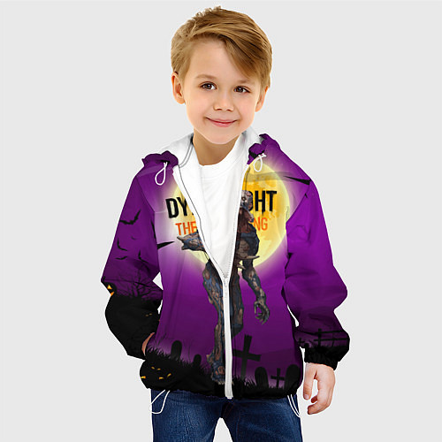 Детская куртка Dying light зомби / 3D-Белый – фото 4