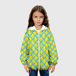 Куртка с капюшоном детская Уточка, цвет: 3D-белый — фото 2