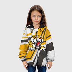 Куртка с капюшоном детская Тигр, цвет: 3D-черный — фото 2