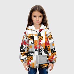 Куртка с капюшоном детская Lets Jam, цвет: 3D-белый — фото 2
