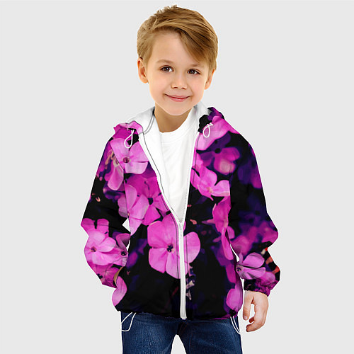 Детская куртка Цветочный Альянс! / 3D-Белый – фото 4