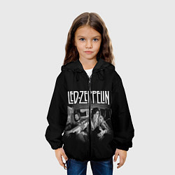 Куртка с капюшоном детская Led Zeppelin, цвет: 3D-черный — фото 2