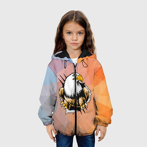Детская куртка Орел 3D / 3D-Черный – фото 3