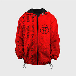 Куртка с капюшоном детская Элден Ринг - Взрыв Паттерн, цвет: 3D-черный