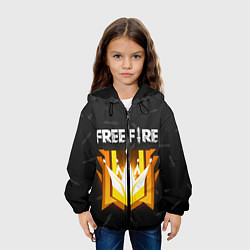 Куртка с капюшоном детская Free Fire Фри фаер, цвет: 3D-черный — фото 2
