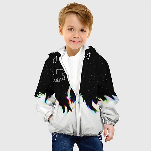 Детская куртка Затерянный в космосе / 3D-Белый – фото 4