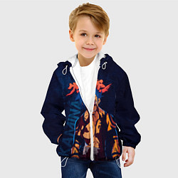 Куртка с капюшоном детская Камина Гуррен Лаганн, цвет: 3D-белый — фото 2