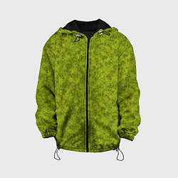 Детская куртка Зеленый мраморный узор