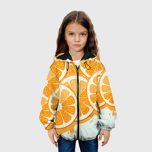 Детская куртка АПЕЛЬСИН ORANGE / 3D-Черный – фото 3
