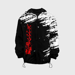 Куртка с капюшоном детская Токийские мстители, цвет: 3D-черный