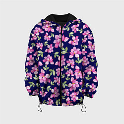 Детская куртка Акварельные цветы Магнолии