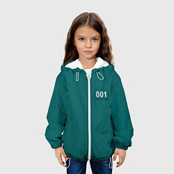 Куртка с капюшоном детская Персонаж 001, цвет: 3D-белый — фото 2