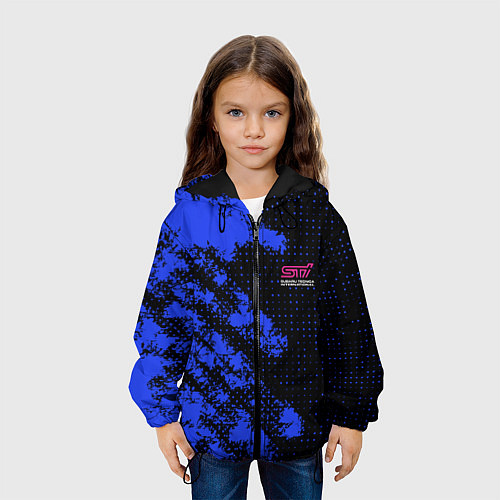 Детская куртка SUBARU STI СУБАРИСТ / 3D-Черный – фото 3