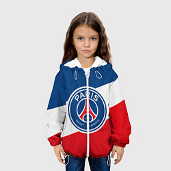 Куртка с капюшоном детская Paris Saint-Germain FC, цвет: 3D-белый — фото 2