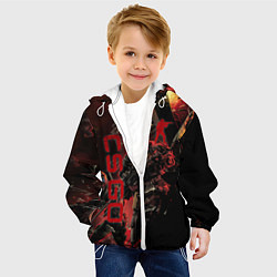 Куртка с капюшоном детская CS GO SPECIAL OPERATION RED ALERT SKIN КС ГО КРАСН, цвет: 3D-белый — фото 2