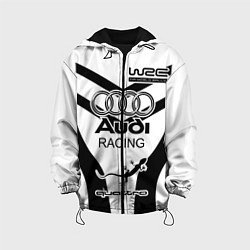 Куртка с капюшоном детская Audi Quattro, цвет: 3D-черный