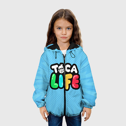 Детская куртка Toca Life: Logo / 3D-Черный – фото 3