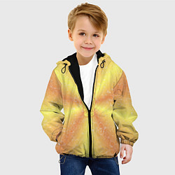 Куртка с капюшоном детская Коктейль на фоне АПВ 10 2 6 14, цвет: 3D-черный — фото 2