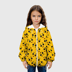 Куртка с капюшоном детская FORTNITE BANANA FACE PATTERN ФОРТНАЙТ ЛИЦО БАНАНА, цвет: 3D-белый — фото 2