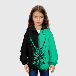 Куртка с капюшоном детская СПЛИТ МАСКА СЯО, цвет: 3D-черный — фото 2