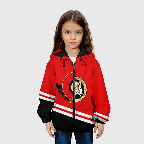Детская куртка Оттава Сенаторз / 3D-Черный – фото 3