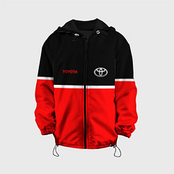 Куртка с капюшоном детская Toyota Два цвета, цвет: 3D-черный