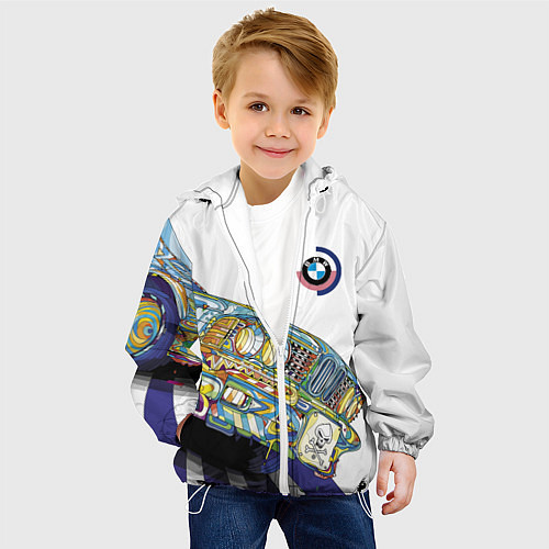 Детская куртка Бэха в стиле поп-арт / 3D-Белый – фото 4