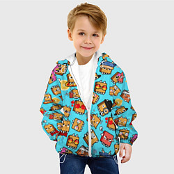 Куртка с капюшоном детская PAPER BAG CAT TOCA BOCA TOCA LIFE WORLD, цвет: 3D-белый — фото 2
