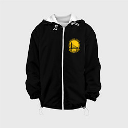 Куртка с капюшоном детская GOLDEN STATE WARRIORS BLACK STYLE, цвет: 3D-белый