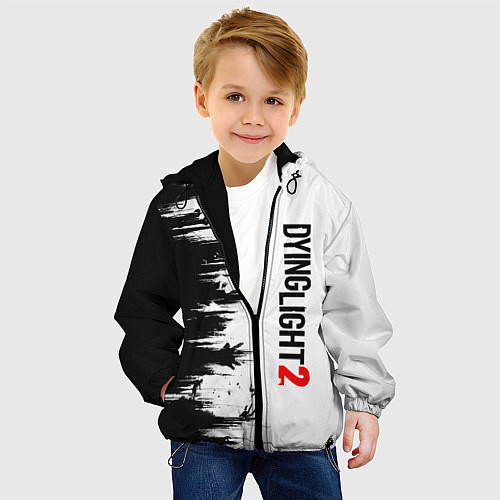 Детская куртка DYING LIGHT 2 GOOD NIGHT AND GOOD LUCK / 3D-Черный – фото 4
