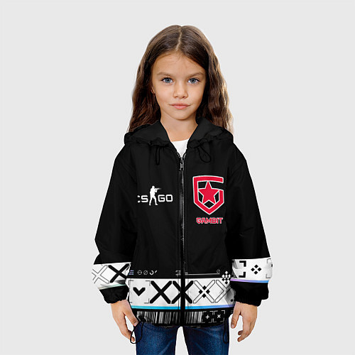 Детская куртка GAMBIT CS:GO Printstream / 3D-Черный – фото 3