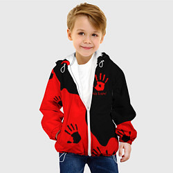 Куртка с капюшоном детская WE KNOW RED LOGO, цвет: 3D-белый — фото 2