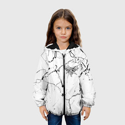 Куртка с капюшоном детская Velialsquad трещины,, цвет: 3D-черный — фото 2