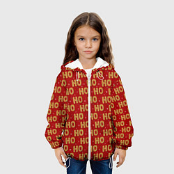Куртка с капюшоном детская HO-HO-HO, цвет: 3D-белый — фото 2