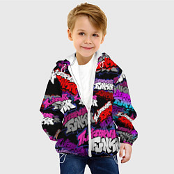 Куртка с капюшоном детская Friday Night Funkin FNF, цвет: 3D-белый — фото 2