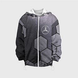 Куртка с капюшоном детская Mercedes-Benz vanguard pattern, цвет: 3D-белый